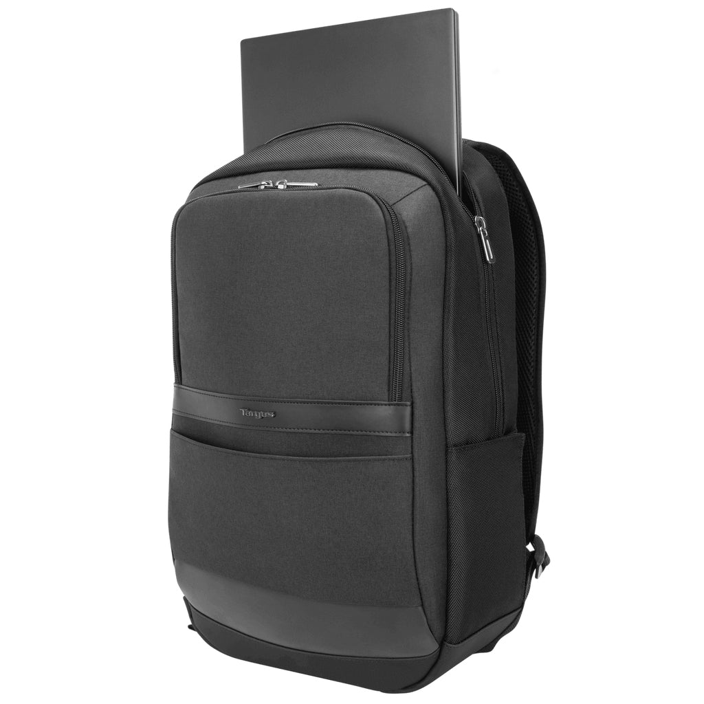 Targus CitySmart Essential Multi-Fit Notebook-Rucksack bis 16″ – Tablet-Fach, Trolley-Haltegurt – Schwarz