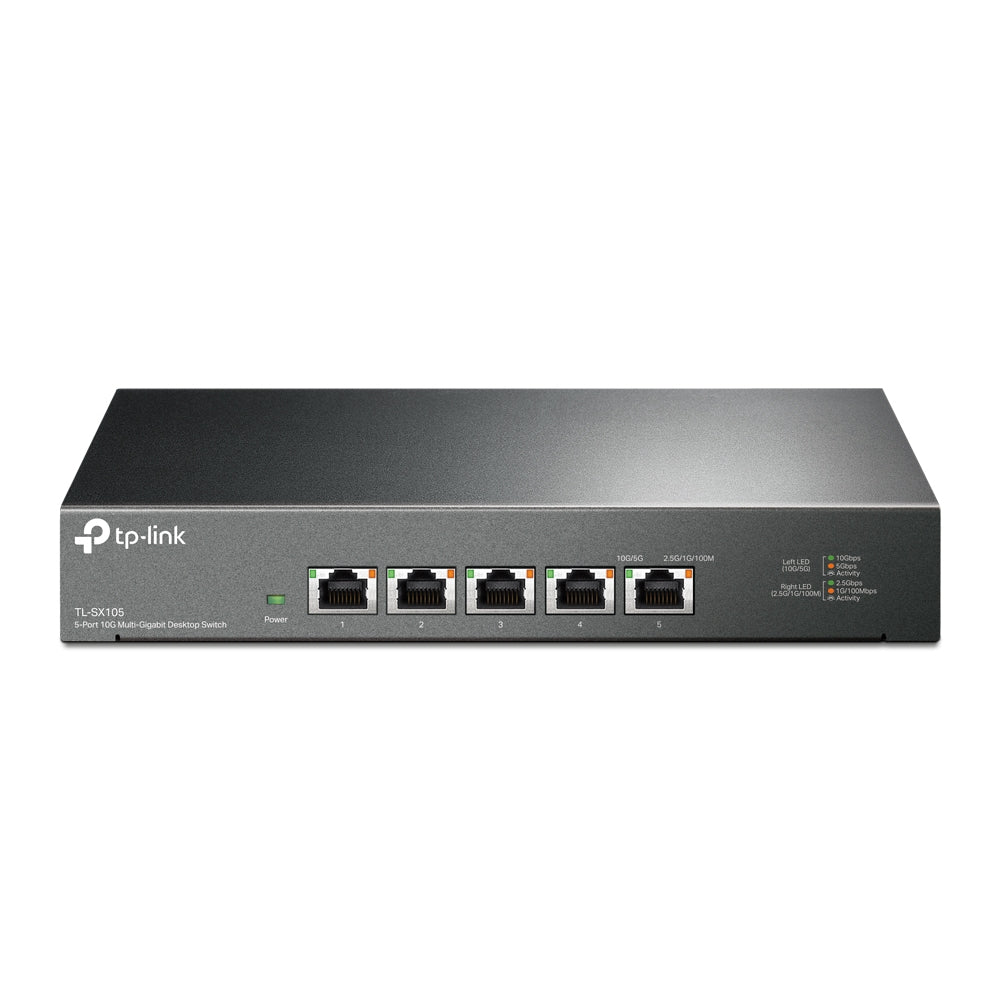 TP-Link TL-SX105 – Unmanaged Switch – 5× 10G, Desktop