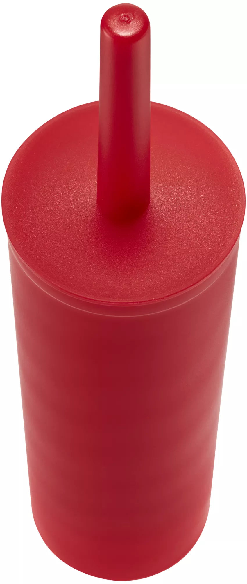 Diaqua Trend Frosted – WC-Bürstenset – Polypropylen, Rot, mit Deckel, Kopf austauschbar, 9,5 × 9,5 × 38,5 cm
