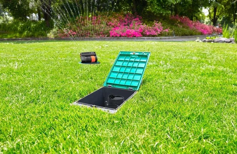Gardena Ventilbox V1 – Grau, Grün, Schwarz