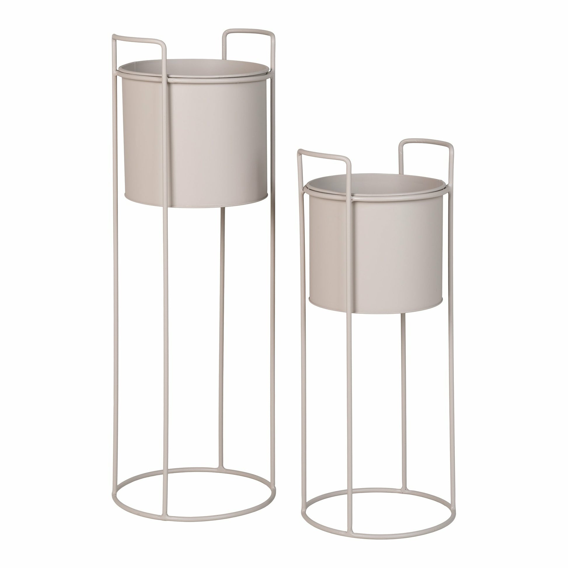 House Nordic Pflanzenständer-Set Rabo – H 65 cm, Sand