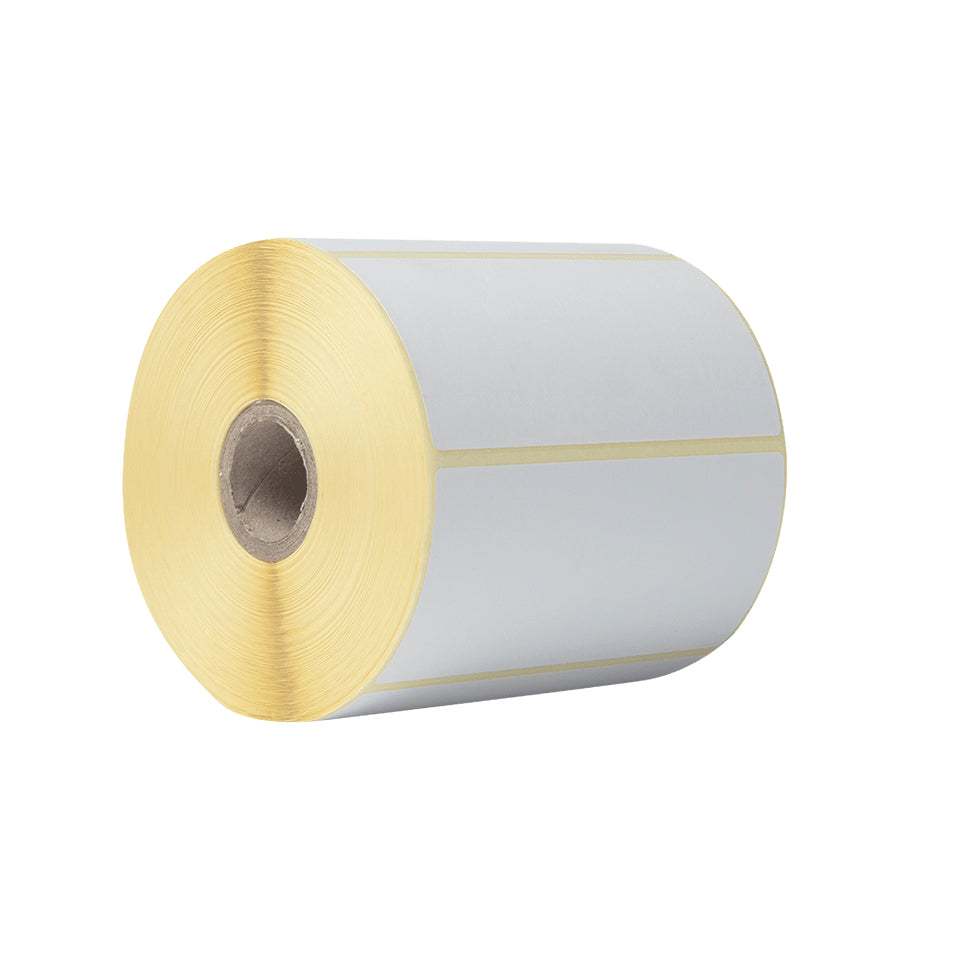 Brother Etiketten, 102 mm × 50 mm, weiss, Papier, permanent, 8 Rollen