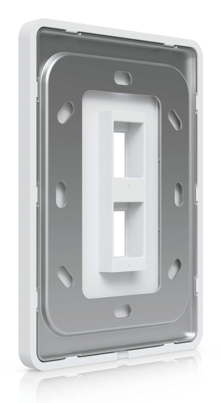 Ubiquiti Keystone-Modul RJ45, 2×RJ-45, 4er-Pack, Wandmontage, 88×118×9,6 mm – Weiss