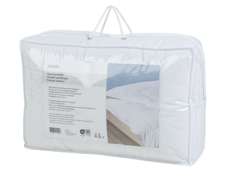 COCON Polyester-Duvet – 160 × 210 cm – 1008 g – OEKO-TEX Standard 100