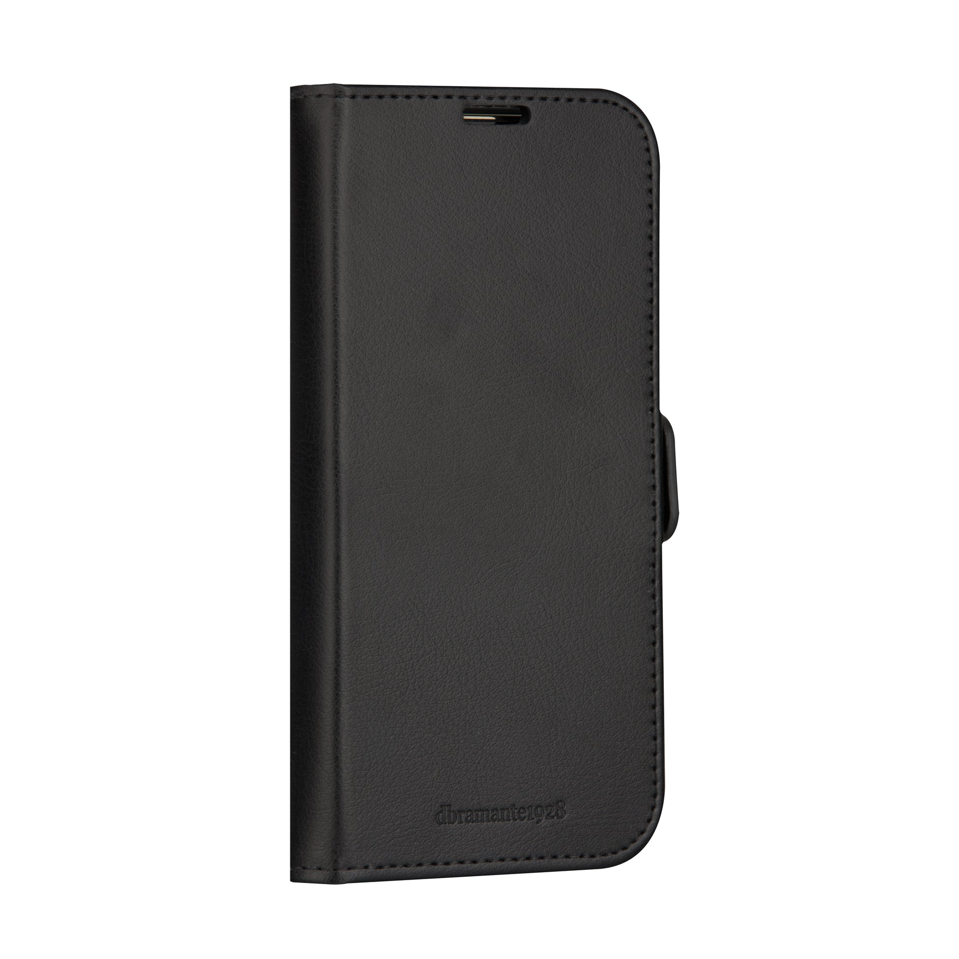 dbramante1928 Stockholm Folio – für Apple iPhone 15 Pro Max, Schwarz, Magnetverschluss