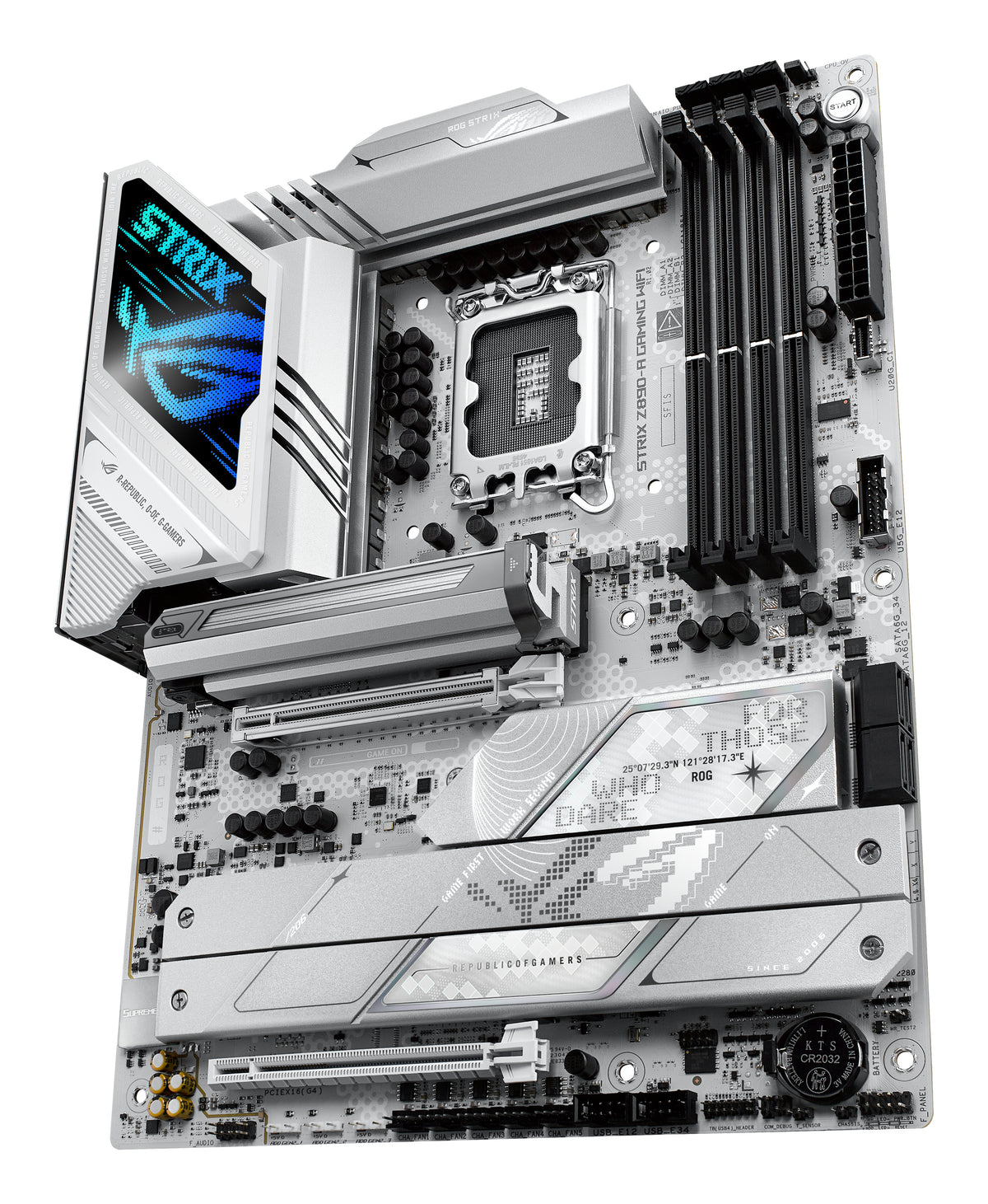 ASUS ROG STRIX Z890-A GAMING WIFI – Mainboard – LGA 1851, Intel Z890, ATX, DDR5