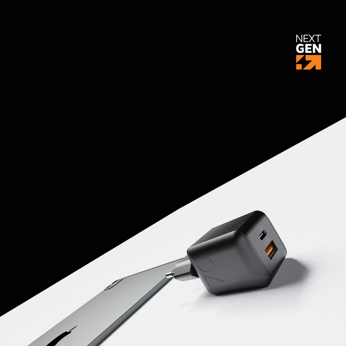 Xtorm XECNG701 USB-Ladegerät 70 W – USB-C×1, USB-A×1 – PD, QC 3.0, GaN