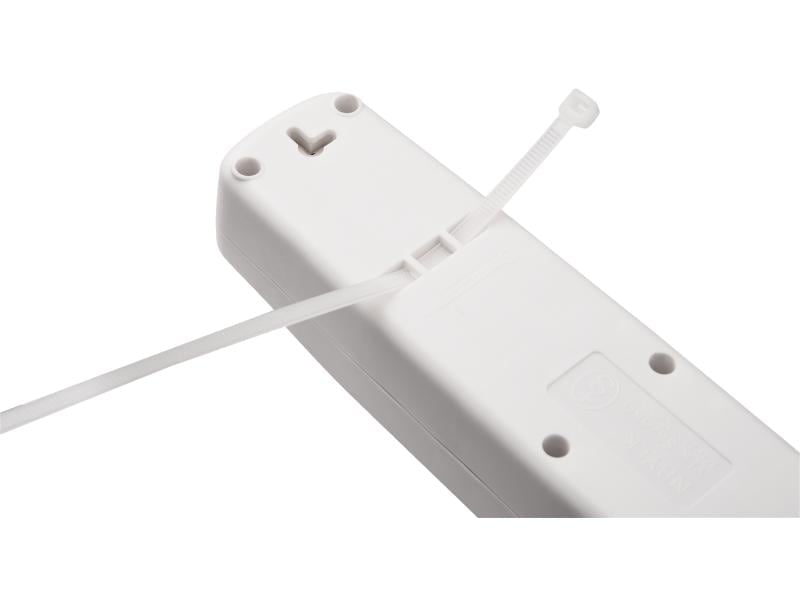 Furber. Standard Steckdosenleiste, 3×T13, mit Schalter, 1,5 m, Eingang T12 – Weiss