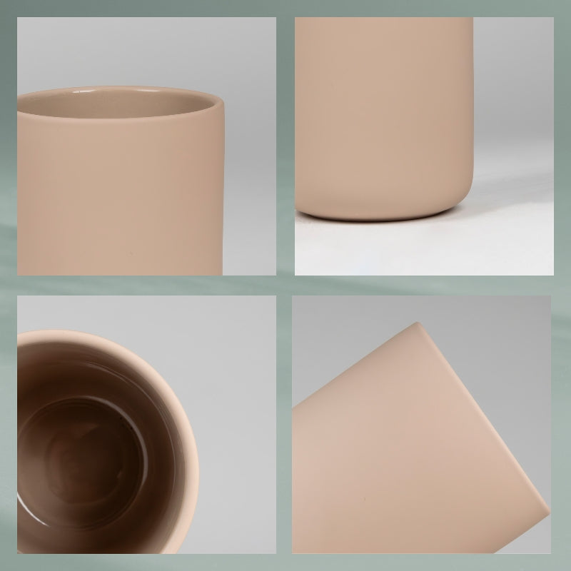 Kela Zahnputzbecher – Keramik, matt, Ø8×11,5 cm, Beige