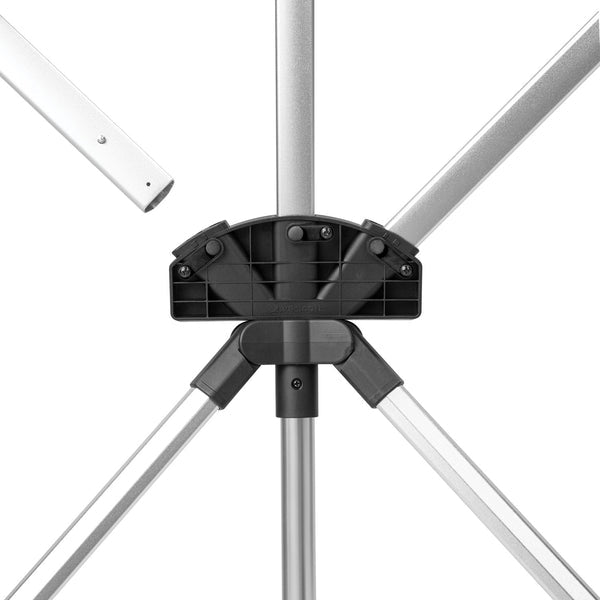 Westcott X-Drop Pro Hintergrund-Ständer – 2527 × 2438 × 2483 mm – Aluminium – für 60" und 96" Hintergründe