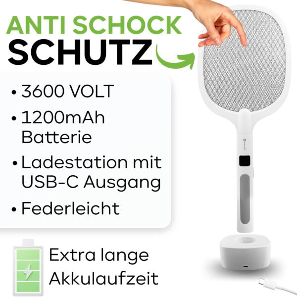 Quick Aid Insektenfalle – 22 × 54 cm – weiss – für Fluginsekten