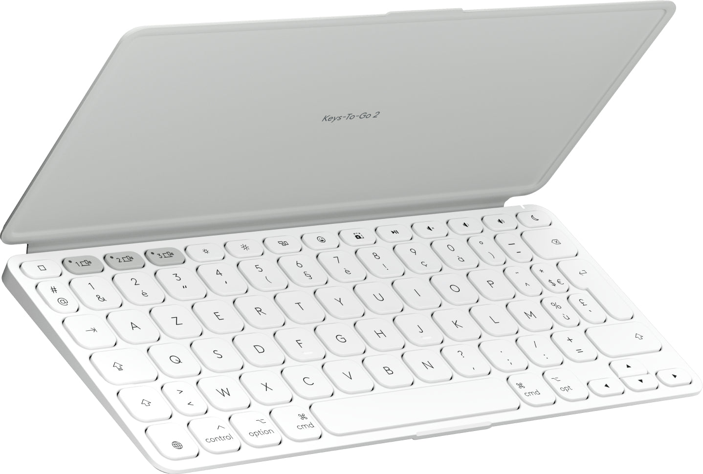 Logitech Keys-To-Go 2 – Tastatur, kabellos (Bluetooth), FR-Layout (FR) – für Windows, macOS & Android u. a.
