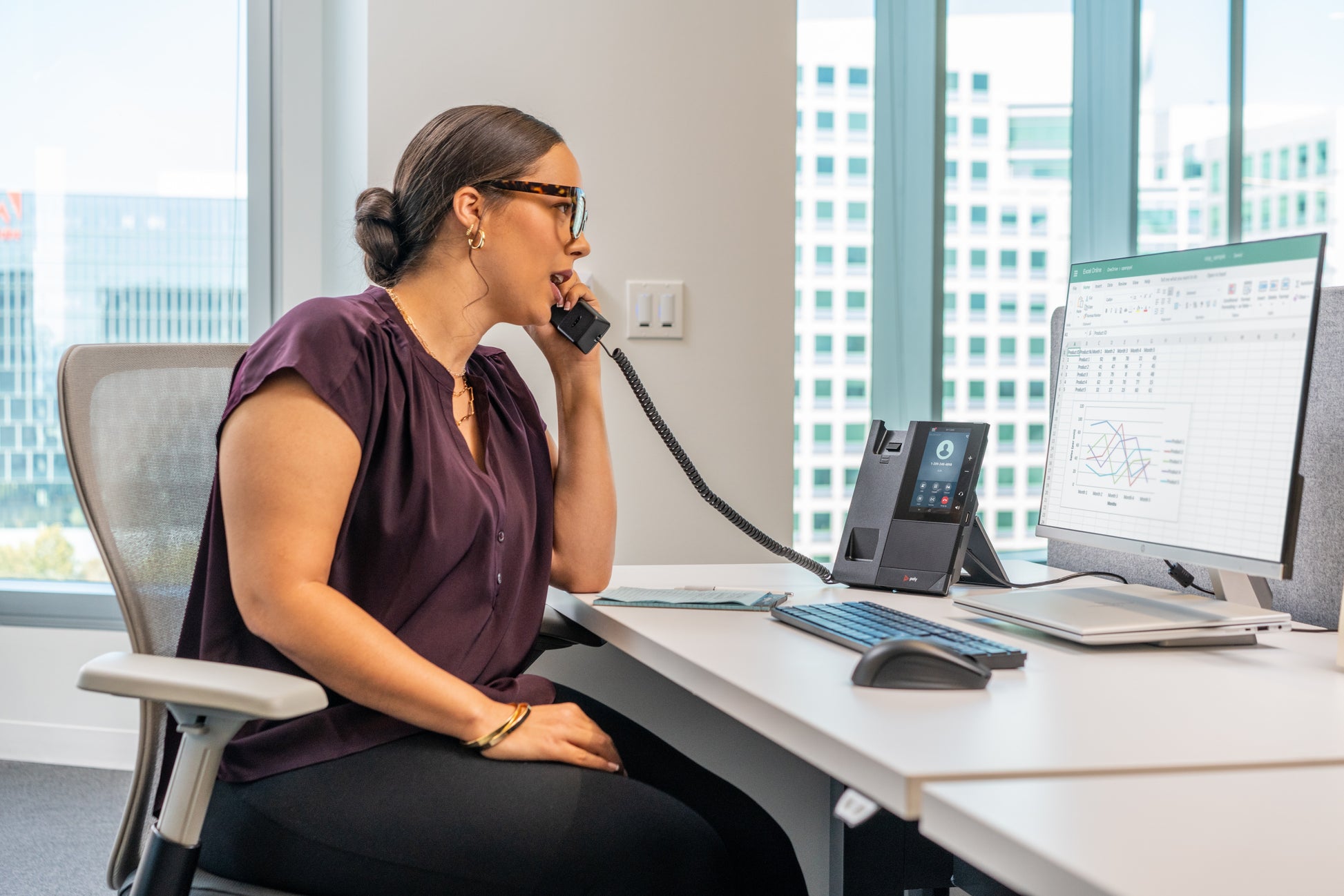 Poly CCX 500 – Business Media Telefon, für Open SIP, PoE