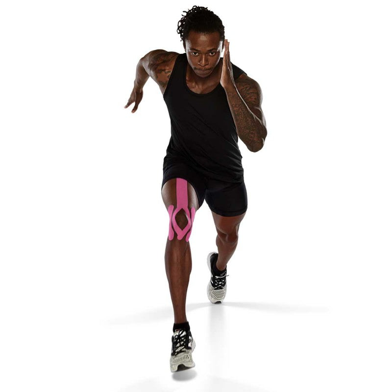 K-Tape Binde Kinesiotape – 50 mm × 5 m, pink, Spandex/Baumwolle