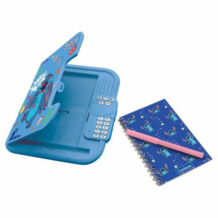 Lexibook Crosslander SD50D Elektronisches Tagebuch – Disney Stitch – 12 × 20 × 3,7 cm – ab 6 J. – blau