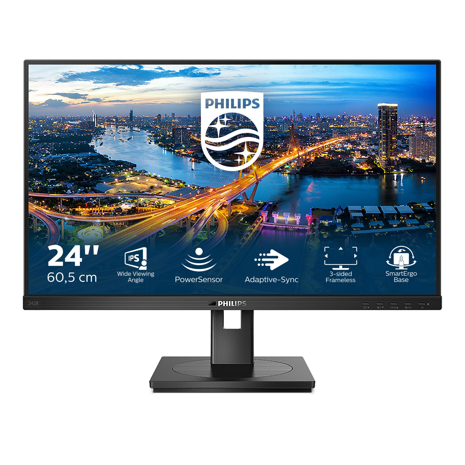 Philips 242B1/00 – 23,8", 1920 × 1080 (Full HD), IPS