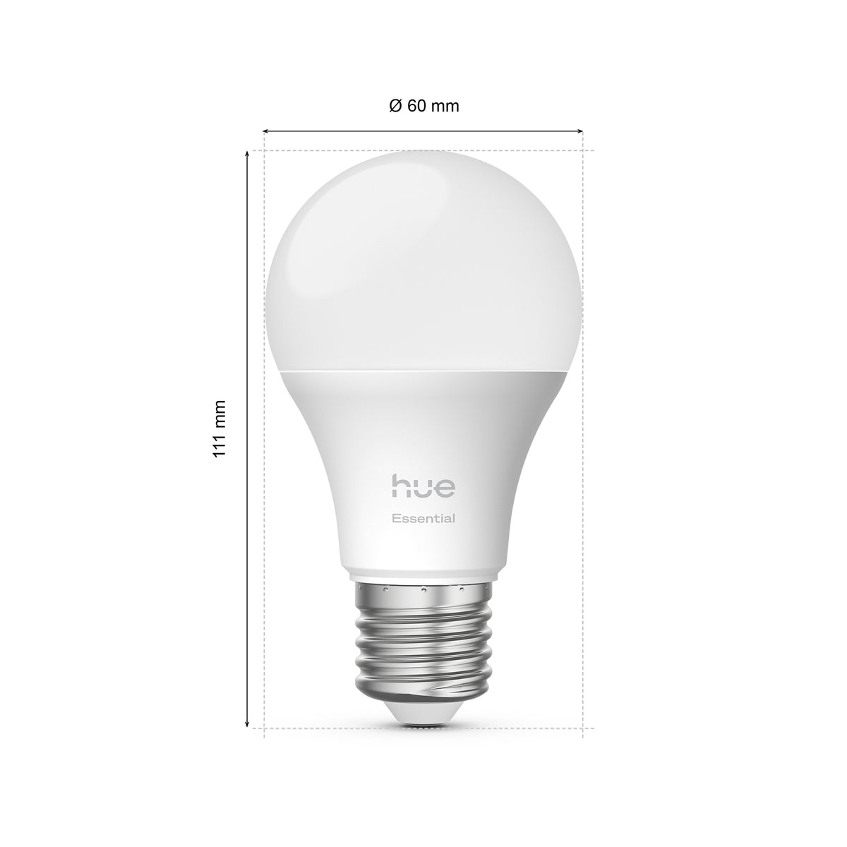 Philips by Signify Philips Hue – Smart-Leuchtmittel – Mehrfarbig – für Amazon Alexa, Google Assistant, Apple HomeKit – 2er-Set