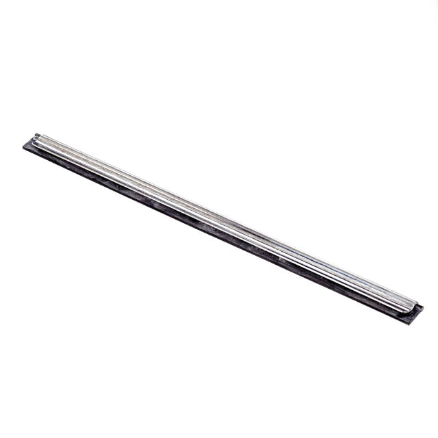 Unger S-Schiene – 35,0 cm – Edelstahl, SOFT-Gummi – schwarz/silber – für ErgoTec S- und Pro-Wischer, 1 Stk.