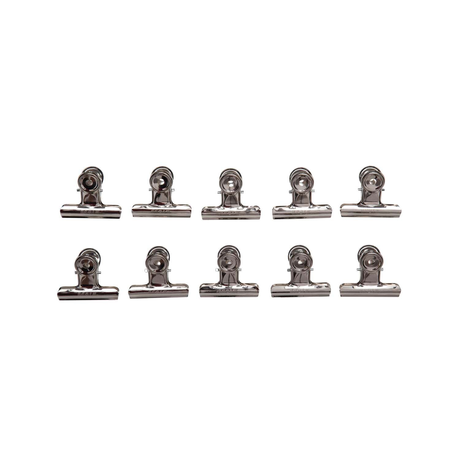 MAUL Briefklemmer – 52 mm – silber – metall – 10 Stück