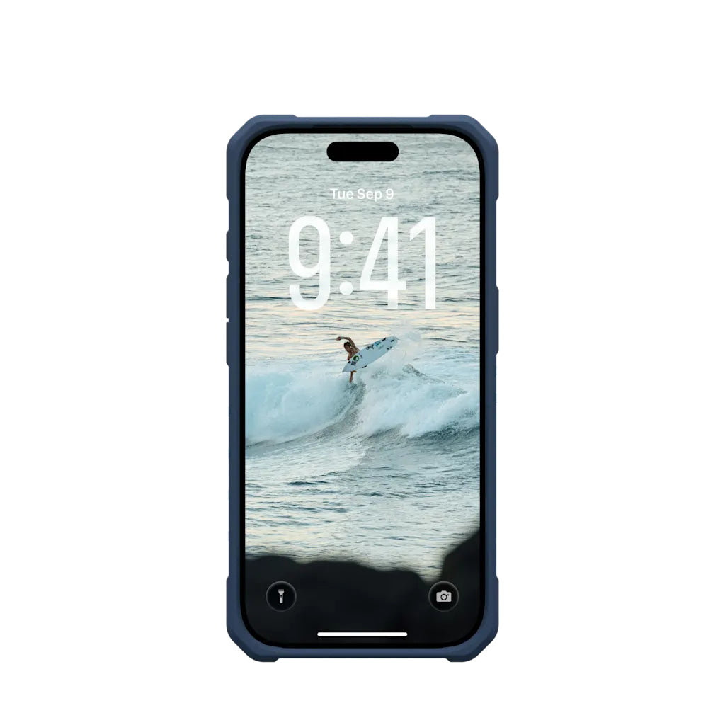 Urban Armor Gear UAG – Pathfinder MS Halsband-Hülle – für Apple iPhone 17 Pro Max – blau/hellblau – TPU, mit Kordel