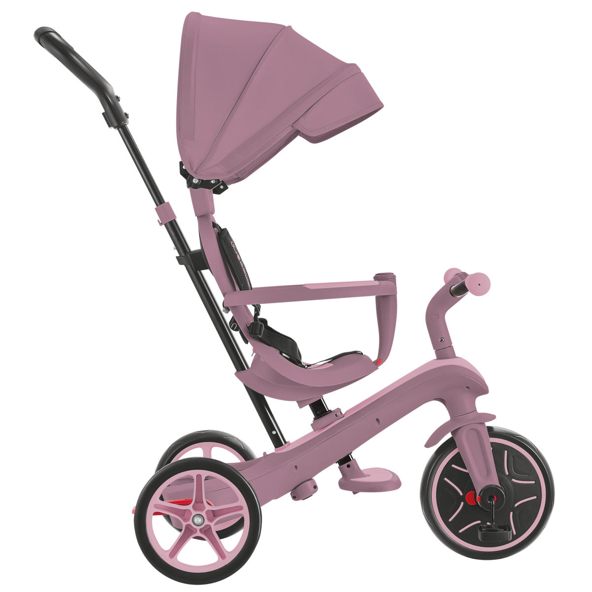 Globber Explorer 4 in 1 Ecologic Dreirad – Berry – ab 10 Monaten – Polycarbonat