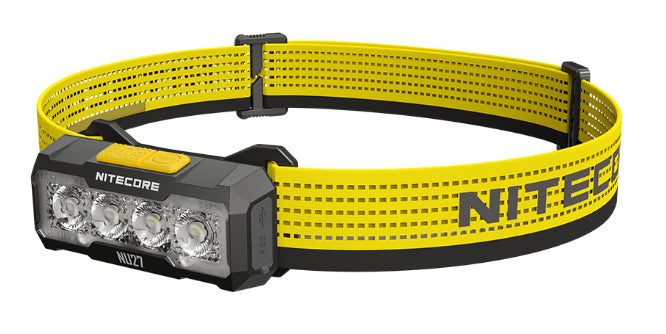 Nitecore Stirnlampe NU27 – 600 lm, 123 m, IP66, Laufzeit 57 h – Schwarz
