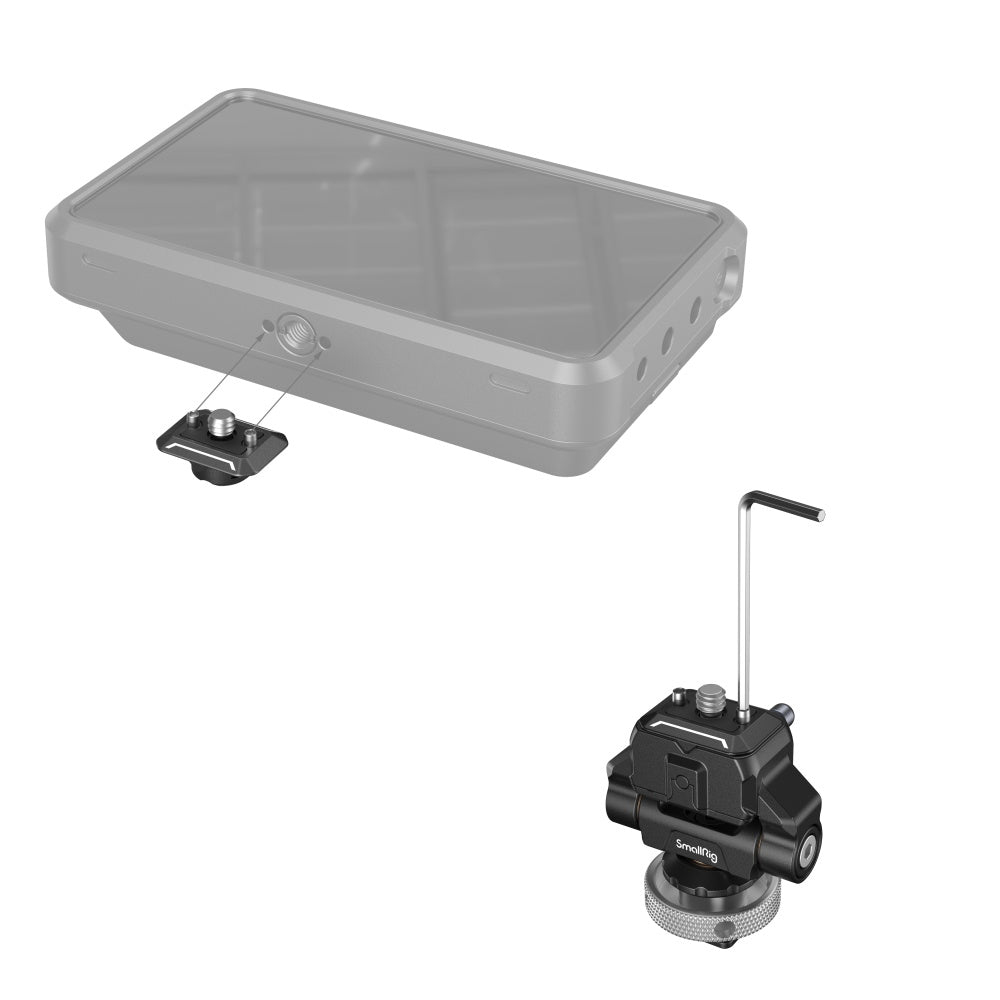 SmallRig 3514C Monitor-Halterung – 360° drehbar, 1,5 kg – für SmallHD, Atomos, Blackmagic u. a.