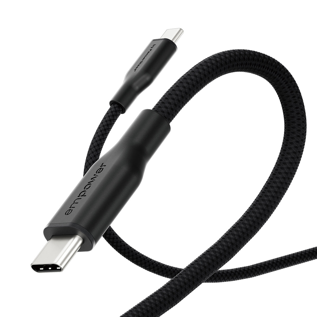 PanzerGlass USB-C auf USB-C Kabel – USB 2.0 (480 Mbit/s) – 2 m – PD 60 W – Schwarz