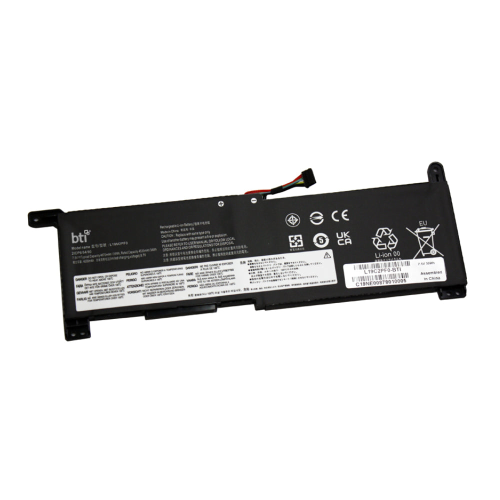 BTI Notebook-Akku – für Lenovo IdeaPad 1 14ADA05 – 34 Wh, 7,5 V – Schwarz