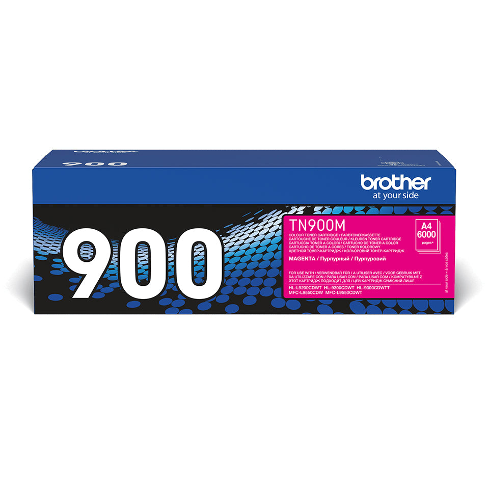 Brother Toner TN-900M – Magenta, 6000 Seiten – für Brother HL-L9200CDWT/MFC-L9550CDW