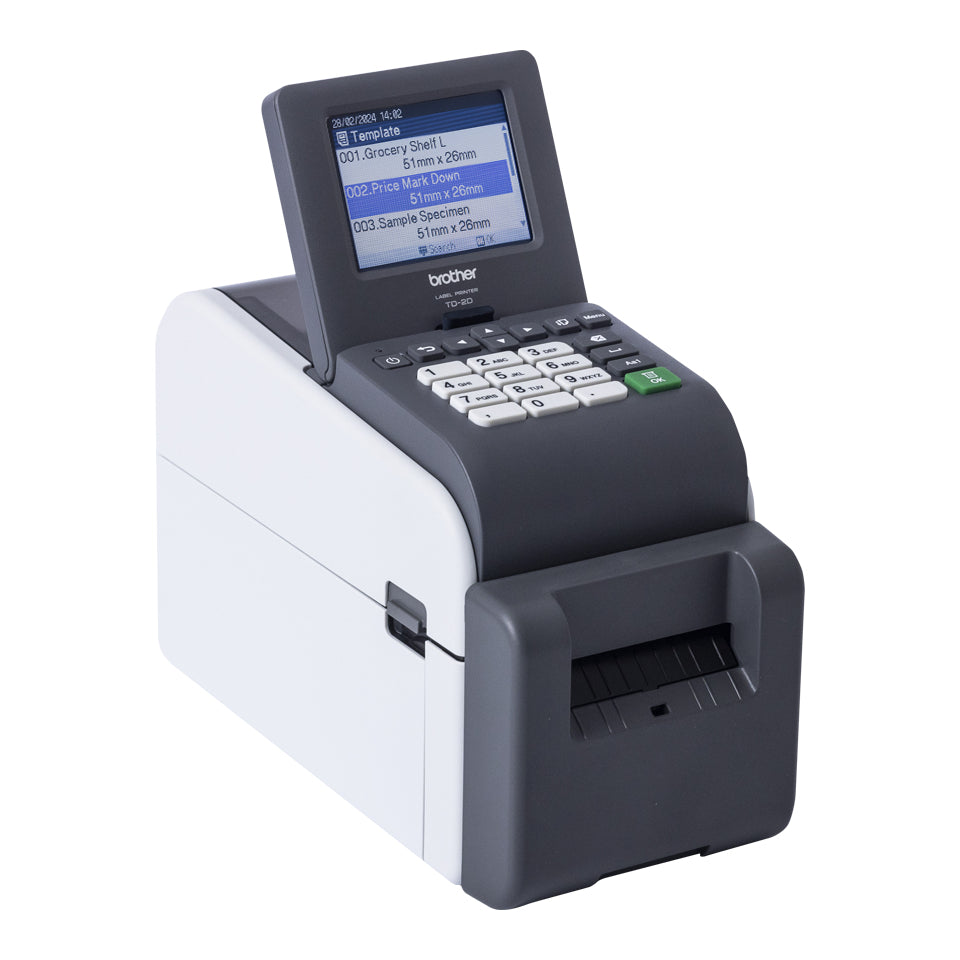 Brother TD-2320DSA203 – Etikettendrucker, Thermodirekt, LAN, 203 × 203 dpi, 152 mm/s