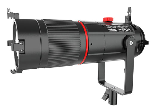 Aputure Spotlight Mini Zoom LS 60d/x – Projektionsaufsatz, Zoom 15°–30°, für Light Storm 60 Serie, Schwarz