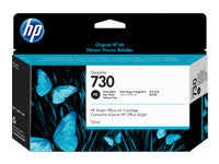 HP Tintenpatrone 730, Schwarz, 130 ml – für Inkjetdrucker/Multifunktionsgeräte