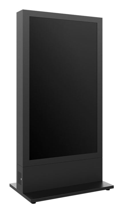 Hagor Digital-Signage-Stand für 65" Displays – zweiseitig, abschliessbar – Anthrazit, Grau – 6457