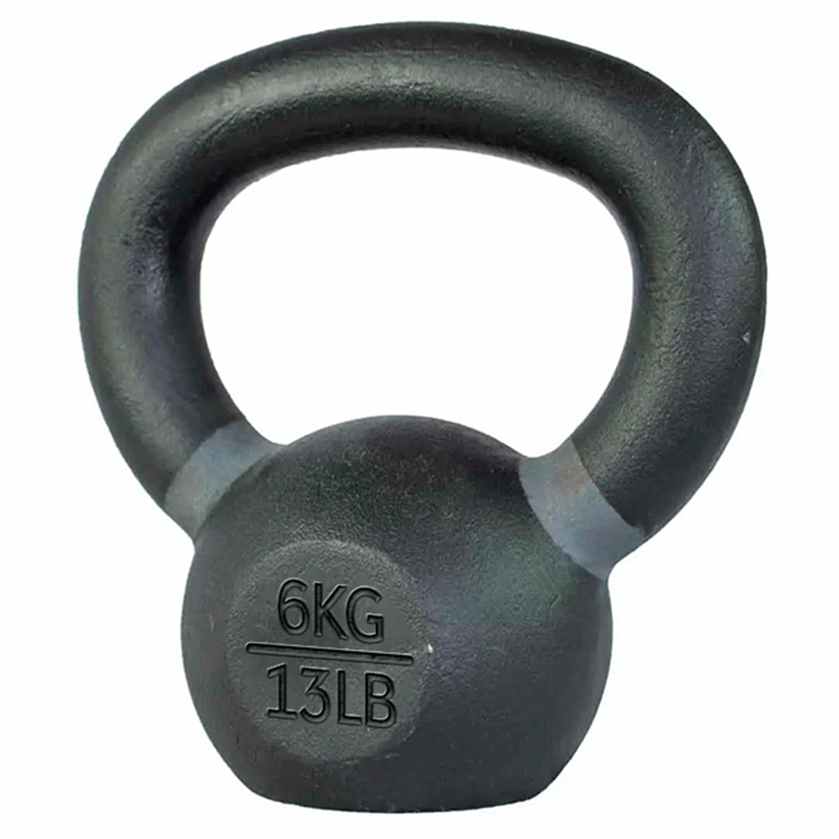 GladiatorFit Competition Kettlebell – 6 kg – 13,8 × 16,5 × 8,5 cm – Stahl, pulverbeschichtet – schwarz
