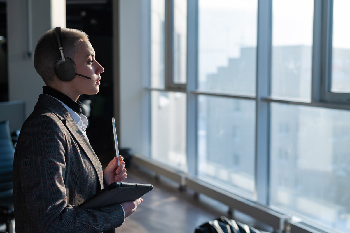 Yealink BH72 Office-Headset – On-Ear, Stereo, BT, ANC, MS Teams zertifiziert, Qi-Laden, Schwarz, BT 5.0