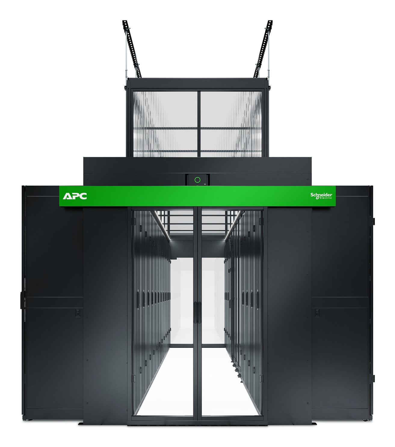 APC Regal-Schienenset – Stützstangen 1,5 m, verzinkt, Schwarz, 8 Stk.