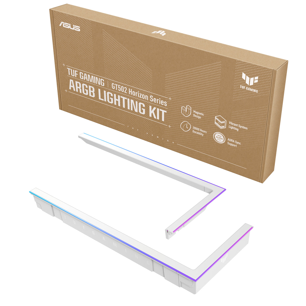 ASUS TUF GT502 Horizon ARGB Lichtkit – Montagehalterung – für GT502 Horizon, Weiss