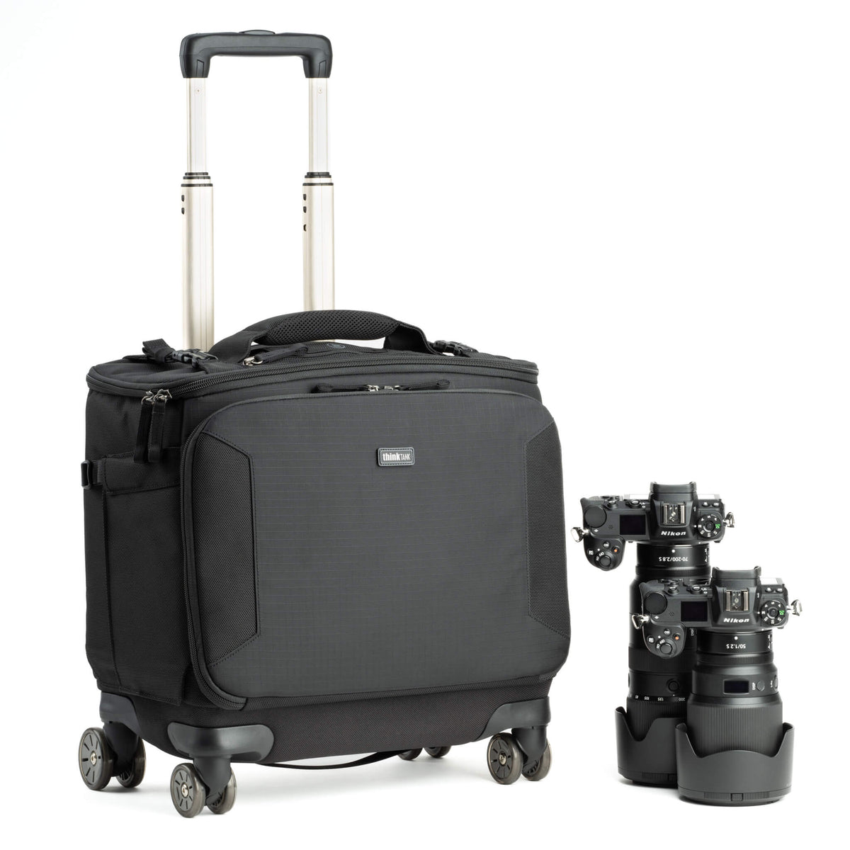 Think Tank Airport Navigator V2.0 Trolley – 22 l, 406 × 406 × 254 mm, 4.5 kg, 4 Räder – PU/Nylon – Schwarz