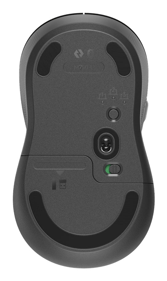 Logitech Signature Plus M750 L – Maus – Kabellos (Bluetooth/2,4 GHz), rechts, Graphit