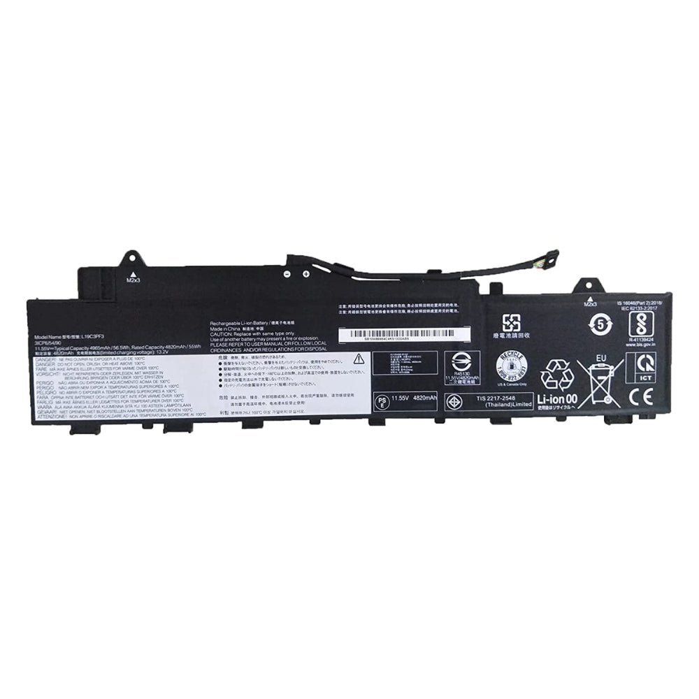 BTI Notebook-Akku – für Lenovo – 55 Wh, 11,52 V (3 Zellen) – Schwarz