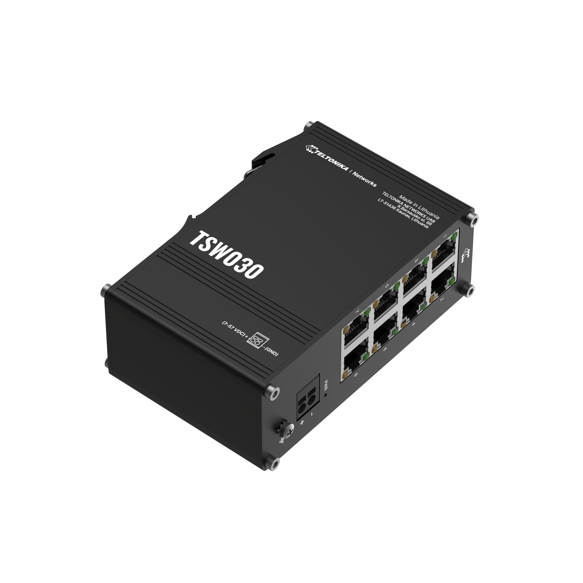 Teltonika TSW030 – Switch (Unmanaged) – 8×Fast Ethernet (10/100)