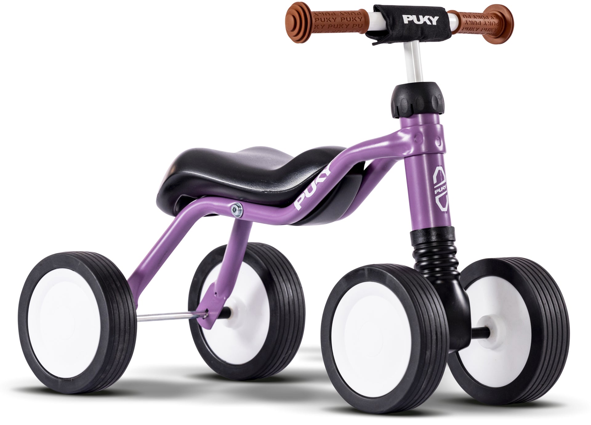 Puky Rutschfahrzeug – 3 Räder, max. Belastung 20 kg, Lenkeinschlagbegrenzung – ab 1,5 J. – Aluminium, violett