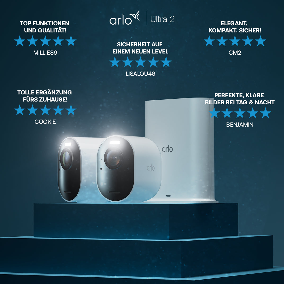 Arlo Gen5 Wildkamera – Akku, 2er-Set