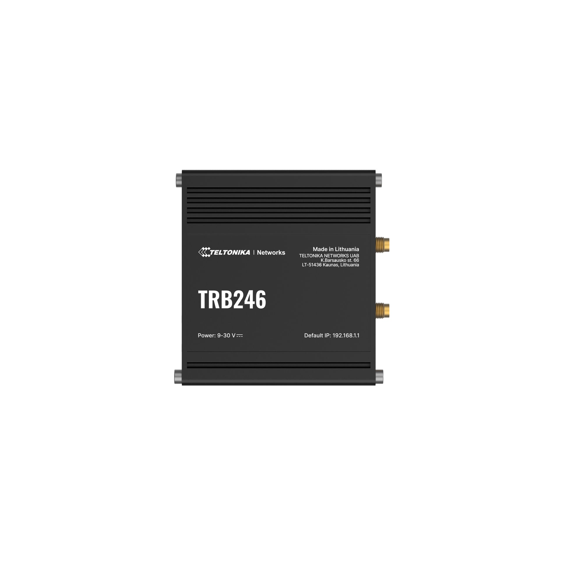 Teltonika Gateway TRB246 – 4G-LTE, Dual-SIM – 1× RJ-45 (10/100), RS-232/RS-485, RMS
