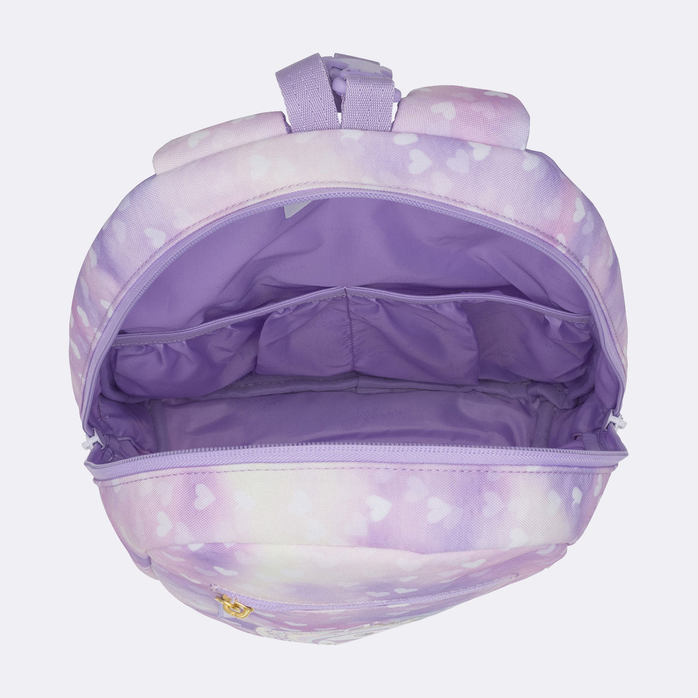 Beckmann Schulrucksack Active Air Flx – 6-teilig – Einhorn Prinzessin Violett