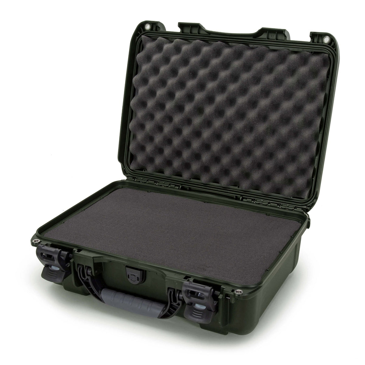 Nanuk Schutzkoffer 925 mit Schaumstoff – wasserdicht, olivgrün, 37,6 × 17,8 × 47,5 cm