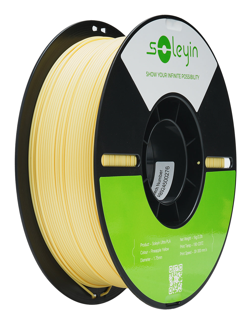 Creality 3D-Drucker-Filament Soleyin Ultra PLA 1,75 mm Gelb, 1 kg