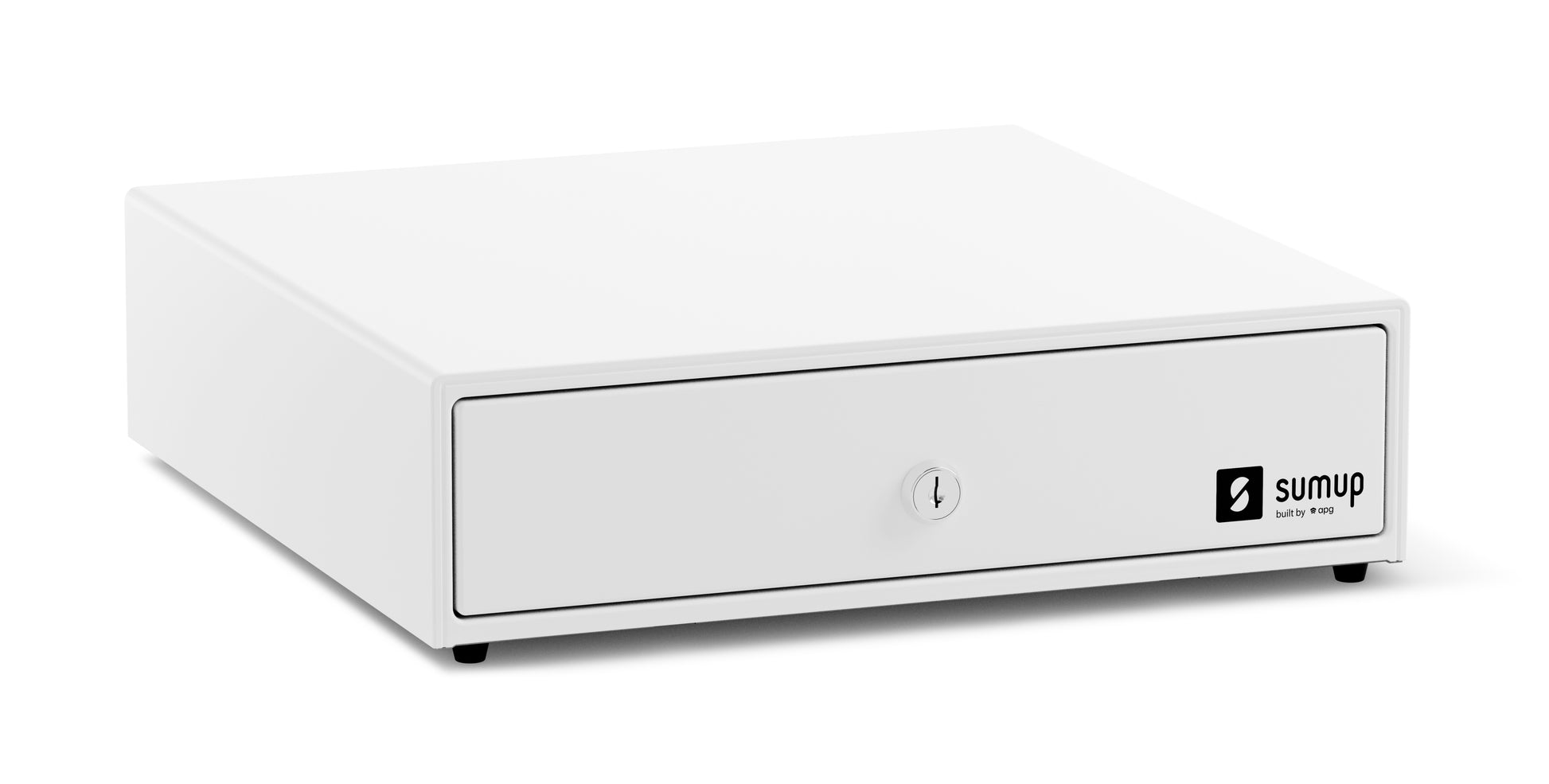 SumUp SUM940608 – Kassenschublade, 5 Scheine/8 Münzen, 330 × 340 × 100 mm, Weiss, für SumUp POS Lite, Epson