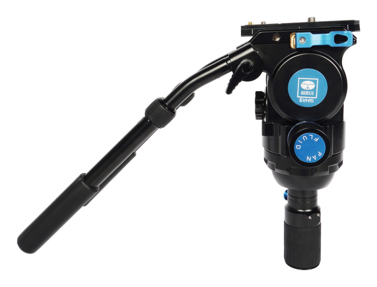 Sirui SVH15 Fluid-Videokopf – Traglast 15 kg, 360° Pan – 1/4"/3/8" – 3,7 kg